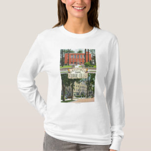 Camiseta Saludos de escenas de la universidad de Skidmore