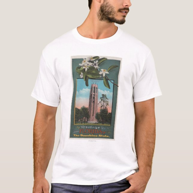 Camiseta Saludos de la Florida y de la imagen del canto (Anverso)