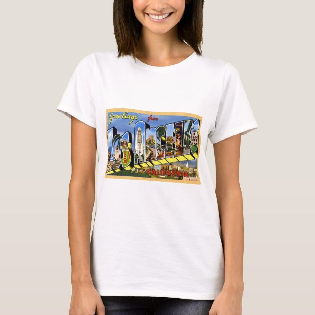 Camiseta Saludos de Los Ángeles California (Anverso)