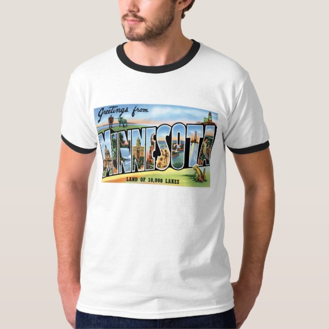 Camiseta ¡Saludos de Minnesota! (Anverso)