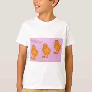 Camiseta Saludos de Pascua Chicas Púrpura