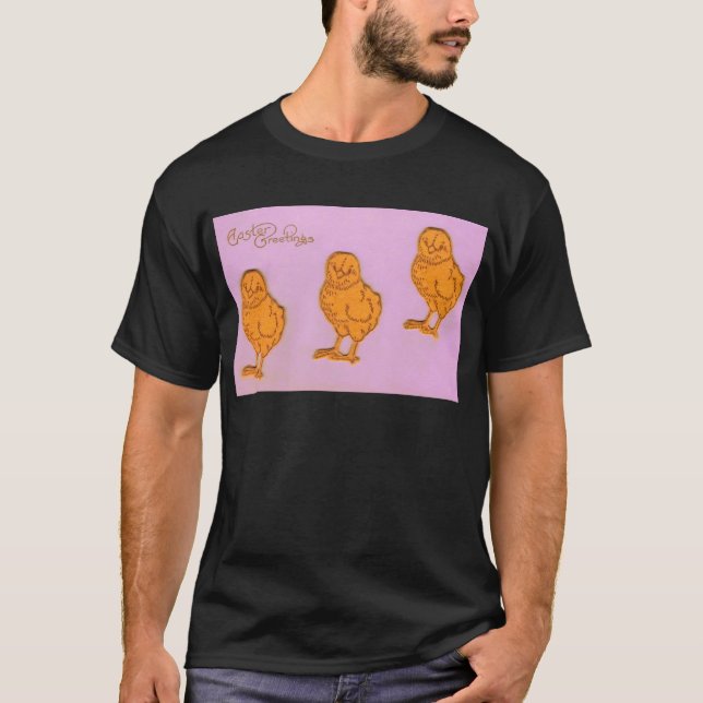 Camiseta Saludos de Pascua Chicas Púrpura (Anverso)