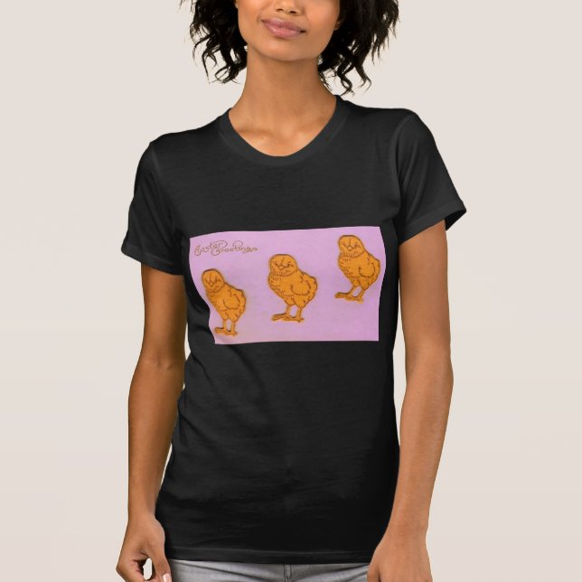 Camiseta Saludos de Pascua Chicas Púrpura (Anverso)