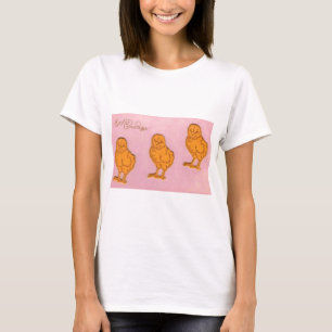Camiseta Saludos de Pascua Chicas Rosa