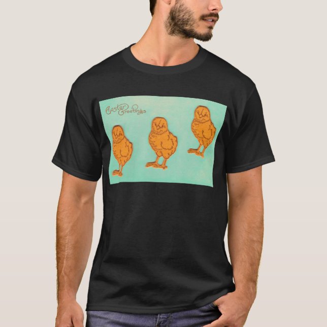 Camiseta Saludos de Pascua Chicas Verde (Anverso)