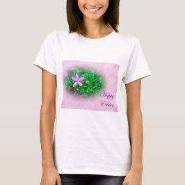 Camiseta Saludos de Pascua Deptford Pink Wildflower