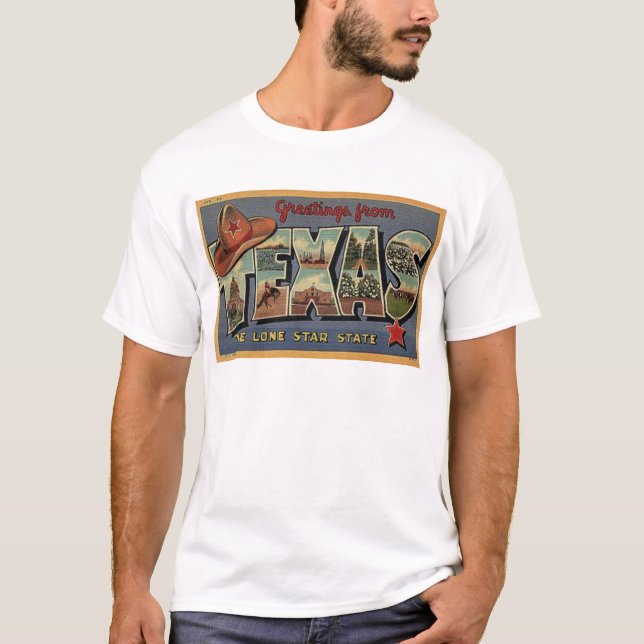 Camiseta Saludos de Tejas (Anverso)