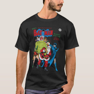 Camiseta Saludos de temporada de DC Comics de Batman y Robi