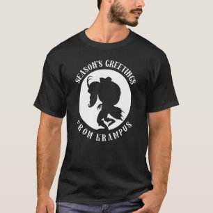 Camiseta Saludos de temporada de Krampus German Folklore Ch