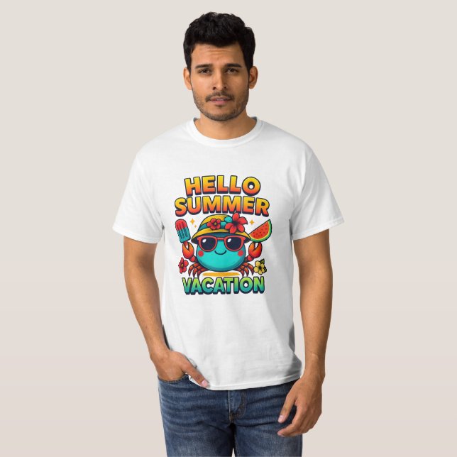 Camiseta Saludos de verano (Anverso completo)