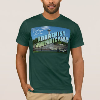 Camiseta ¡Saludos del Anarquista Seattle!Camiseta