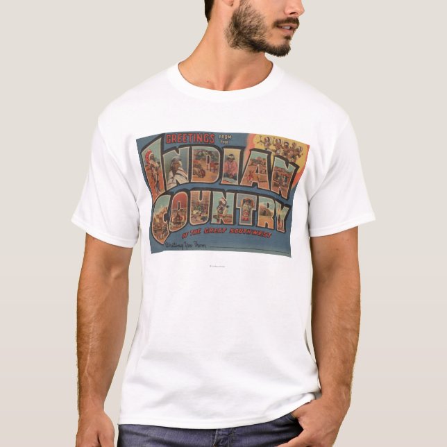 Camiseta Saludos del país indio del sudoeste (Anverso)
