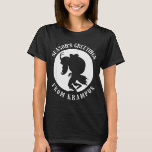 Camiseta Saludos descarados de Krampus Ropa de Navidad Me