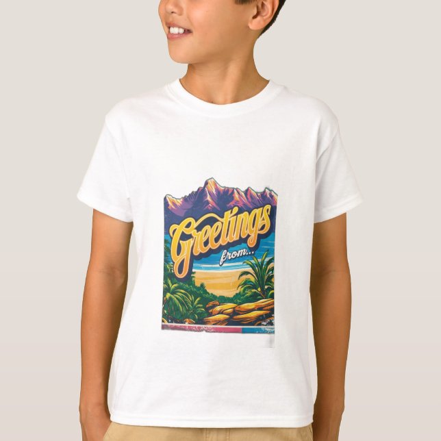 Camiseta Saludos desde (Anverso)