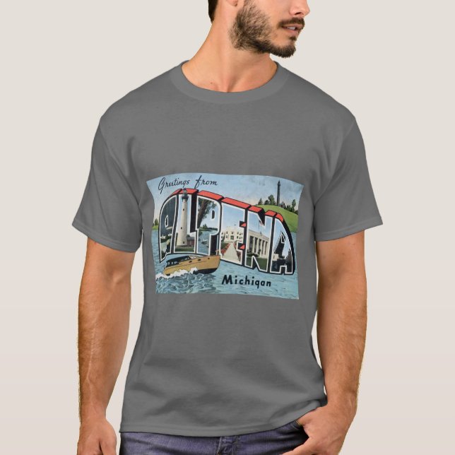 Camiseta Saludos desde Alpena (Anverso)