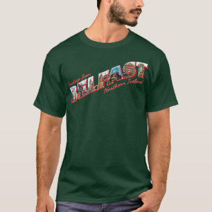 Camiseta Saludos desde Belfast en Irlanda del Norte