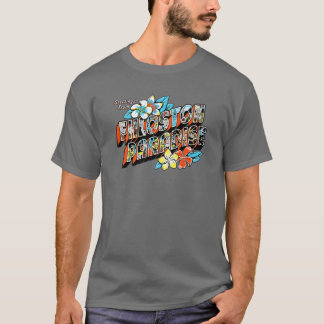 Camiseta "Saludos desde el paraíso de Fhloston" estilo post
