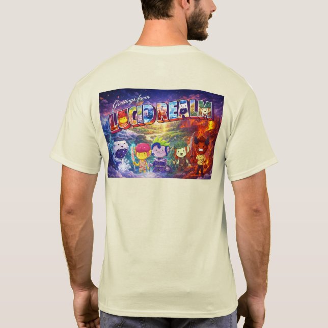 Camiseta Saludos desde el Reino Lúcido (Reverso)