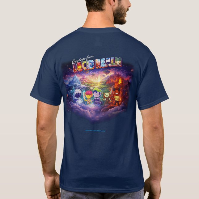 Camiseta Saludos desde el Reino Lúcido (Reverso)