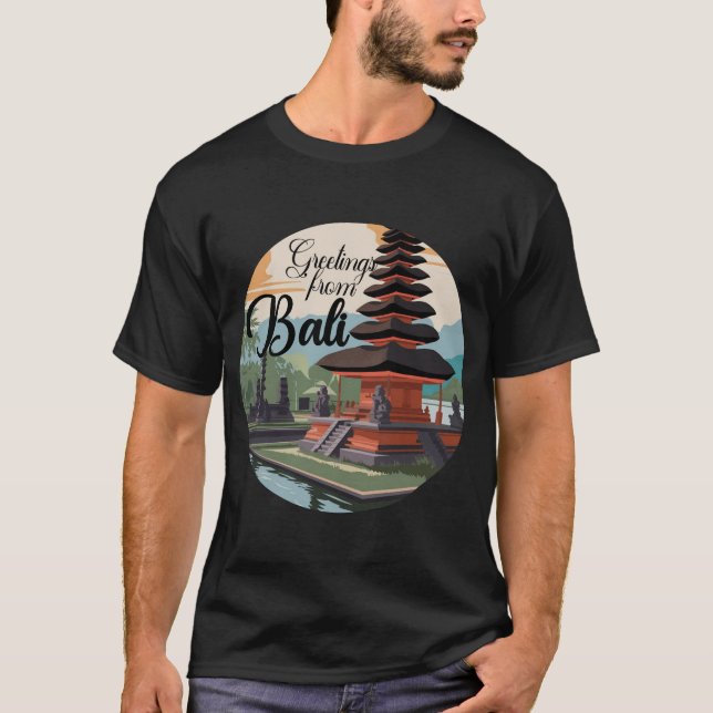 Camiseta Saludos desde el Rótulo de Bali (Anverso)