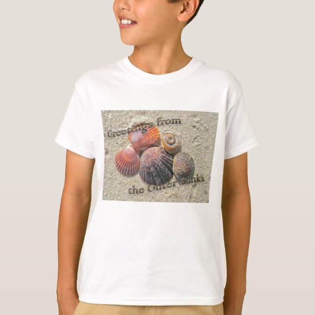Camiseta Saludos desde el Seashells de los Bancos Exteriore (Anverso)