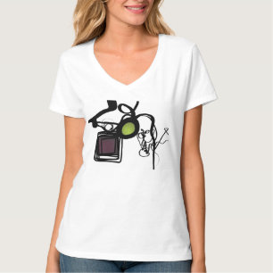 Camiseta Saludos desde Filydion: Resumen en blanco y negro