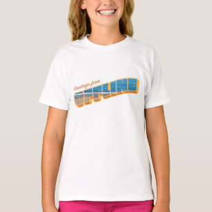 Camiseta Saludos desde fuera