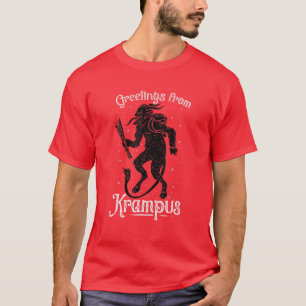 Camiseta Saludos desde Krampus, Paganismo Divertido Pregerm