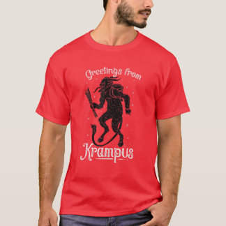 Camiseta Saludos desde Krampus, Paganismo Divertido Pregerm