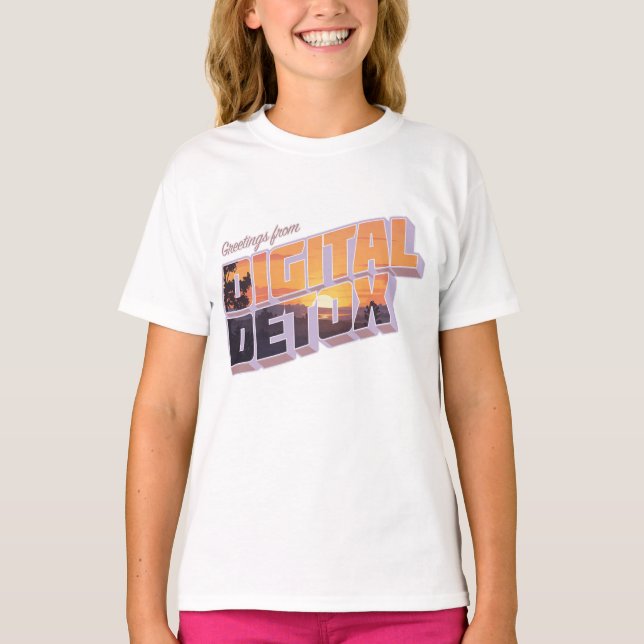 Camiseta Saludos desde la detención digital (Anverso)