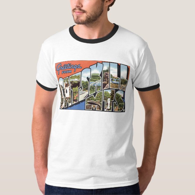 Camiseta Saludos desde las montañas Catskill (Anverso)