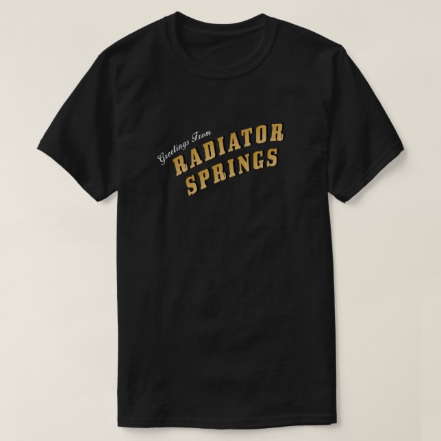 Camiseta Saludos desde Radiator Springs .png (Diseño del anverso)