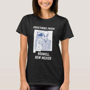 Camiseta Saludos desde Roswell, Nuevo México Alien Espacial