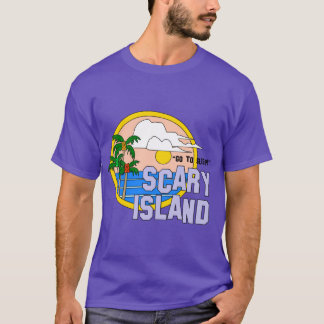 Camiseta Saludos Desde Scary Islandhe Peach Fuzz