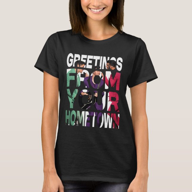 Camiseta Saludos desde tu ciudad natal Jonas Brother (Anverso)