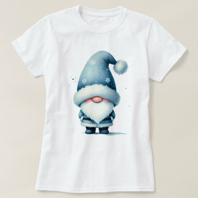 Camiseta Saludos festivos de Gnome (Diseño del anverso)