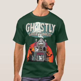 Camiseta Saludos generosos casa embrujada