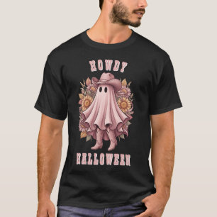 Camiseta Saludos Halloween Occidental Fantasma Cowboy&Sol d