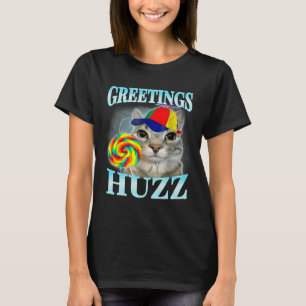 Camiseta Saludos Huzz Gracioso Gen Z Alpha Meme