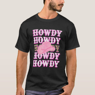 Camiseta Saludos Leopardo Retro Oeste País Sureña Vaquera