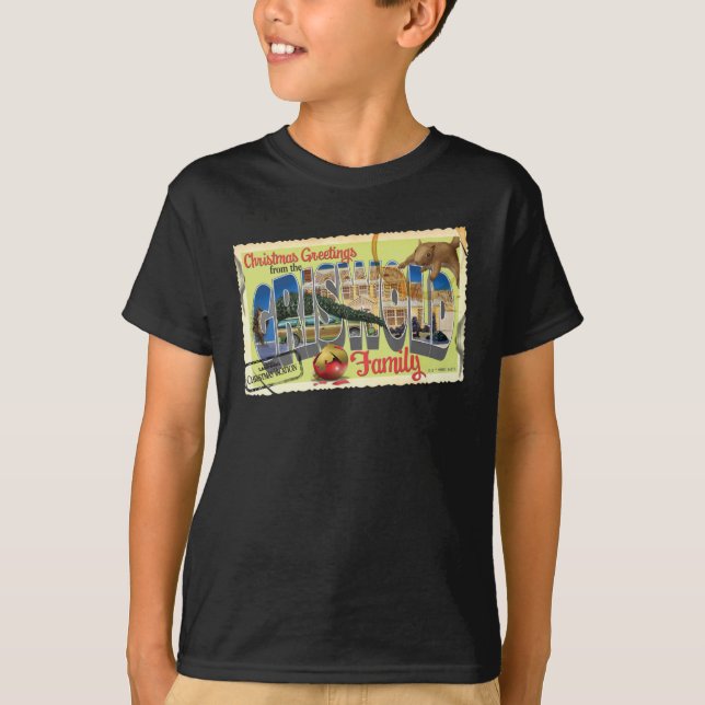 Camiseta Saludos navideños de la familia Griswold (Anverso)