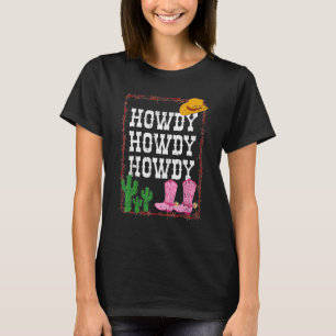 Camiseta Saludos Rodeo Antiguo Vaquero Occidental Sureño Co