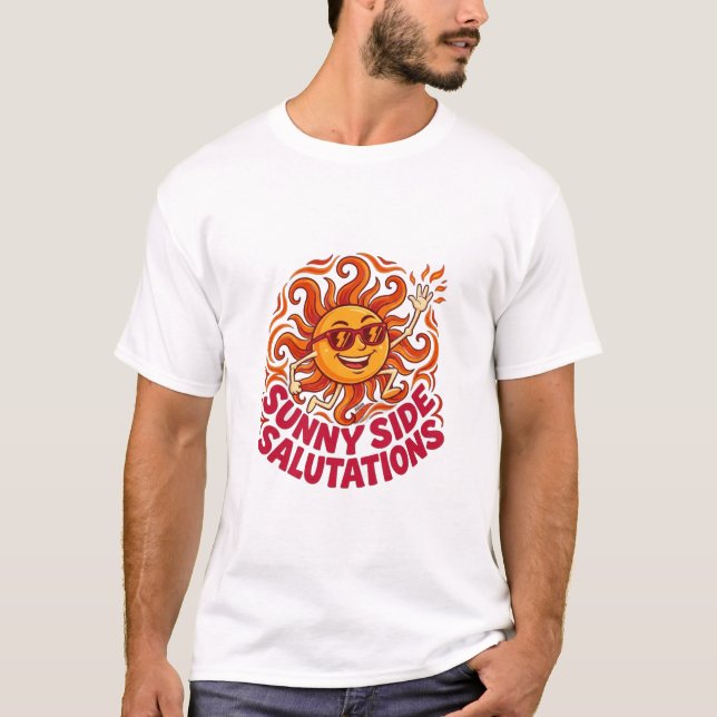 Camiseta Saludos Soleados (Anverso)