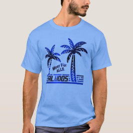 Camiseta SALUDOS - Sonne und Meer für Alle - Palmendekor