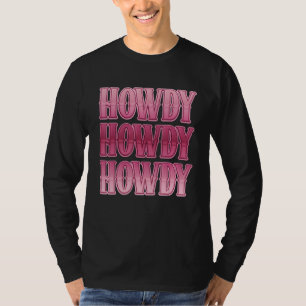 Camiseta Saludos Vaquera Occidental País Rodeo Del Sur Para