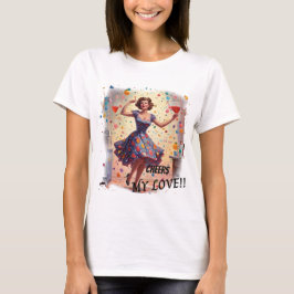 Camiseta Saludos y amor