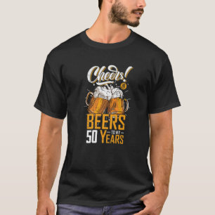 Camiseta Saludos Y Cervezas A 50 Años 50 Años Divertidos 