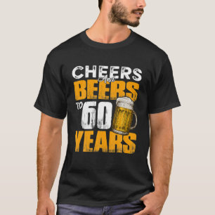 Camiseta Saludos Y Cervezas A Funny De Cumpleaños De 60 Año