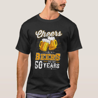 Camiseta Saludos Y Cervezas A Mis 50 Años 50.