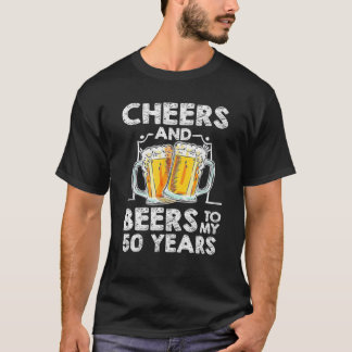 Camiseta Saludos Y Cervezas A Mis 50 Años 50 Años